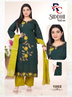 Desi kudi siddhi vol 1 three piece kurti wholesale